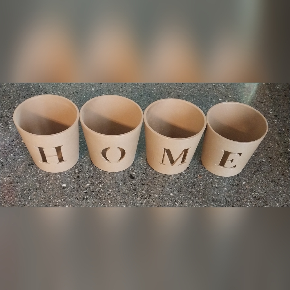 Set Of Four Votive Candle Holders